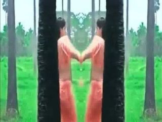 керала девушка Meghana Радж - горячая сотрясения задницы и пуп шоу во влажном сари