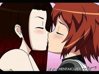 хентай юри аниме девушки целуются 8 Ecchi